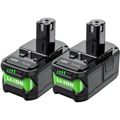 OEM Batería, Capacidad 6000 Mah/9000 Mah, Tecnología De Iones De Litio, Compatible Con Ryobi. OEM Batería, Capacidad 6000 Mah/9000 Mah, Tecnología De Iones De Litio, Compatible Con Ryobi.