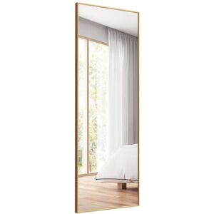 NORTHIX Espejo De Cuerpo Entero Hd De 56 X 150 Cm Para Colgar O Apoyar En La Pared Espejo Dorado NORTHIX Espejo De Cuerpo Entero Hd De 56 X 150 Cm Para Colgar O Apoyar En La Pared Espejo Dorado