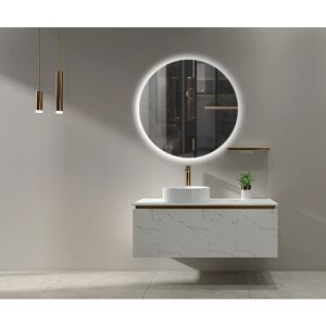 Espejo LED redondo Oporto de 100cm - Baño, Moderno, Minimalista Espejo LED redondo Oporto de 100cm - Baño, Moderno, Minimalista