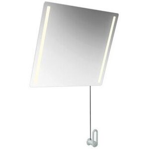 Espejo Hewi 801 - Inclinable LED, 600x540mm, gris roca Espejo Hewi 801 - Inclinable LED, 600x540mm, gris roca