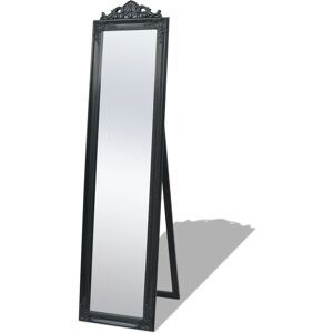 Espejo De Pie Estilo Barroco Negro 160x40 Cm Vidaxl Espejo De Pie Estilo Barroco Negro 160x40 Cm Vidaxl