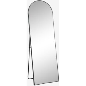 Espejo de pie en aluminio (50x150 cm) Naruvy Negro Espejo de pie en aluminio (50x150 cm) Naruvy Negro