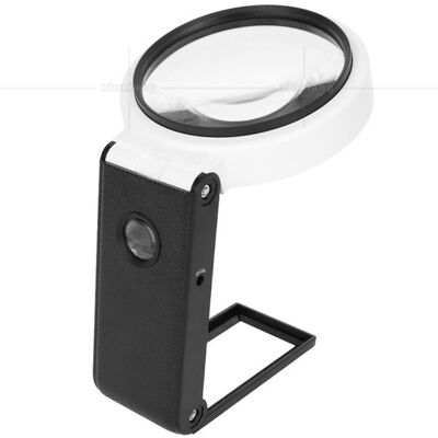OEM Espejo De Aumento Con Soporte, 5x 25x, 8 Luces Led, 90 Mm, Blanco OEM Espejo De Aumento Con Soporte, 5x 25x, 8 Luces Led, 90 Mm, Blanco