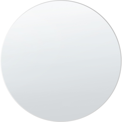 Espejo de Pared Plateado Beliani 80 x 80 cm Redondo Decorativo Espejo de Pared Plateado Beliani 80 x 80 cm Redondo Decorativo