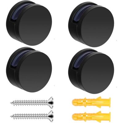 OEM 4 Clips De Sujeción Para Espejos, Abrazadera Para Cristal De Baño, Soporte Para Espejo Aleación Zinc, Soporte Multifuncional Redondo Espejos Baño OEM 4 Clips De Sujeción Para Espejos, Abrazadera Para Cristal De Baño, Soporte Para Espejo Aleación Zinc, Soporte Multifuncional Redondo Espejos Baño