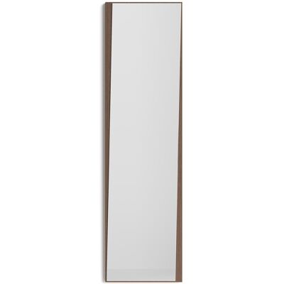 Herdasa Espejo De Pared Asimétrico 167x46, Collección Looker, En Mdf Chapado En Haya, Y Lacado. Wengue Herdasa Espejo De Pared Asimétrico 167x46, Collección Looker, En Mdf Chapado En Haya, Y Lacado. Wengue