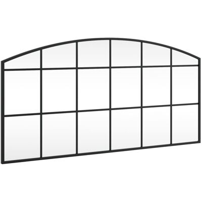 Espejo De Pared Arco De Hierro Negro 100x50 Cm Vidaxl Espejo De Pared Arco De Hierro Negro 100x50 Cm Vidaxl