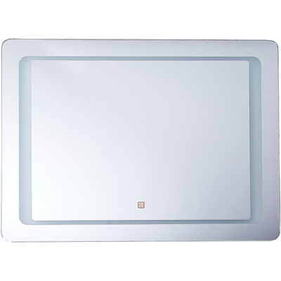 Espejo de Pared con LED Plata 60 x 80 cm Rectangular Espejo de Pared con LED Plata 60 x 80 cm Rectangular