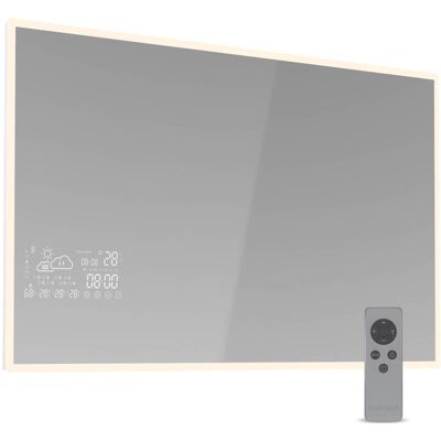 Blumfeldt Espejo inteligente calefactor infrarrojo 500W IP44 Blumfeldt Espejo inteligente calefactor infrarrojo 500W IP44