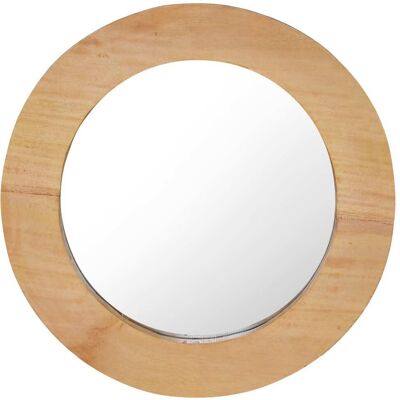 DECOSHOP26 - DEC022828 - Teca - Redondo 40 cm - Mirror DECOSHOP26 - DEC022828 - Teca - Redondo 40 cm - Mirror