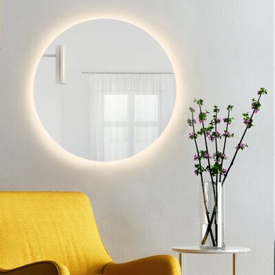 OEM Espejo Brillante Sin Bordes, 70 Cm, Luz Fría. OEM Espejo Brillante Sin Bordes, 70 Cm, Luz Fría.