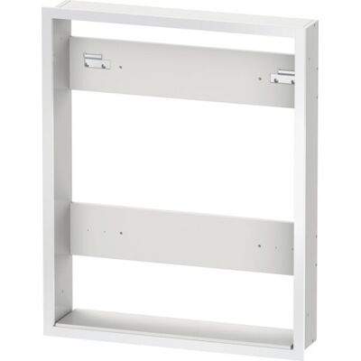 Conjunto de montaje para armario con espejo Duravit - MDF blanco y marco de aluminio para Good y Better Conjunto de montaje para armario con espejo Duravit - MDF blanco y marco de aluminio para Good y Better