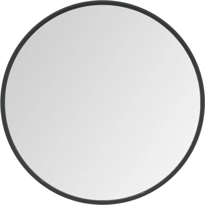 Espejo de pared negro 60 cm decoración para baño pasillo vidaXL - Espejo de pared Espejo de pared negro 60 cm decoración para baño pasillo vidaXL - Espejo de pared