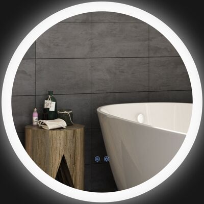 JHY DESIGN Espejo De Baño Con Iluminación Led, Sensor Táctil Y Función Antivaho. JHY DESIGN Espejo De Baño Con Iluminación Led, Sensor Táctil Y Función Antivaho.