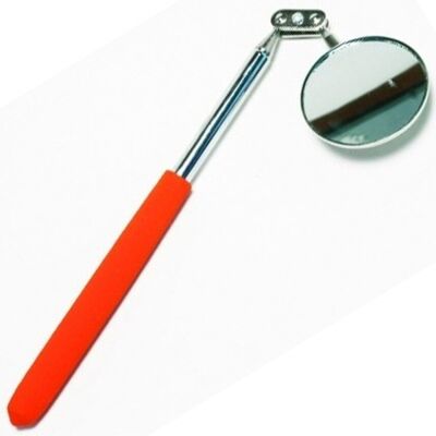 TRADE SHOP TRAESIO Trade Shop - Espejo De Inspección Con Mango Telescópico Extensible Y Cabezal Giratorio - TRADE SHOP TRAESIO Trade Shop - Espejo De Inspección Con Mango Telescópico Extensible Y Cabezal Giratorio -