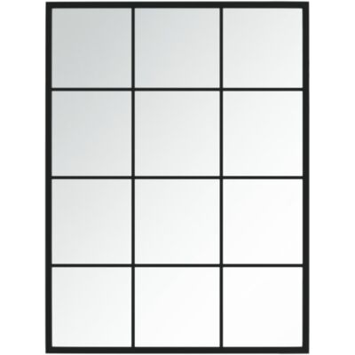 Espejo De Pared Metal Negro 80x60 Cm Vidaxl Espejo De Pared Metal Negro 80x60 Cm Vidaxl