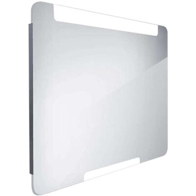 Nimco Espejos - Espejo Con Iluminación Led, 80x70 Cm, Aluminio Zp 22003 Nimco Espejos - Espejo Con Iluminación Led, 80x70 Cm, Aluminio Zp 22003