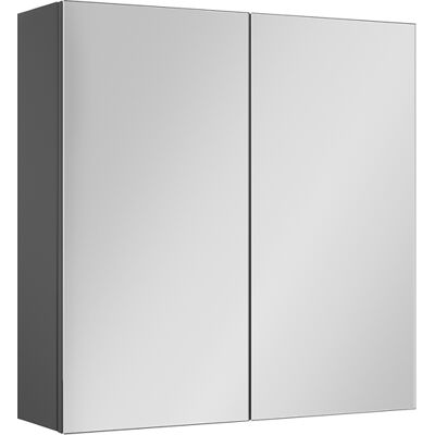 Armario Con Espejo Para Baño Lavia, Antracita, 60 X 60.2 Cm, Vicco Armario Con Espejo Para Baño Lavia, Antracita, 60 X 60.2 Cm, Vicco