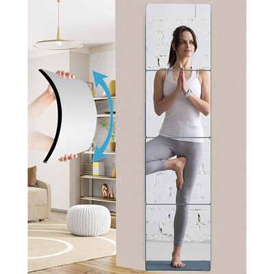 OEM Paneles De Espejo Acrílico De 4 Piezas, 30x30 Cm - Espejo De Pared Autoadhesivo De Cuerpo Entero - Decoración Para Baño Y Sala De Estar Sin Marco OEM Paneles De Espejo Acrílico De 4 Piezas, 30x30 Cm - Espejo De Pared Autoadhesivo De Cuerpo Entero - Decoración Para Baño Y Sala De Estar Sin Marco
