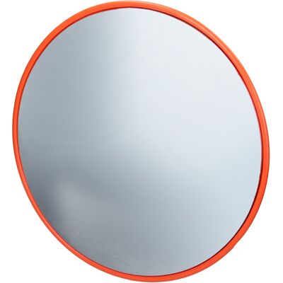 ECD Germany - Traffic mirror Ø60 cm - Rojo - Soporte giratorio - Traffic mirror ECD Germany - Traffic mirror Ø60 cm - Rojo - Soporte giratorio - Traffic mirror