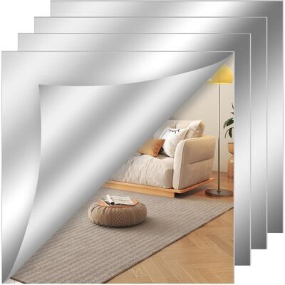 OEM Espejos Adhesivos,adhesivo De Espejo,30 X 30 Cm,4 Piezas,adhesivo De Pared De Espejo 3d Autoadhesivo,adhesivos De Pared,accesorios Para El Hogar OEM Espejos Adhesivos,adhesivo De Espejo,30 X 30 Cm,4 Piezas,adhesivo De Pared De Espejo 3d Autoadhesivo,adhesivos De Pared,accesorios Para El Hogar