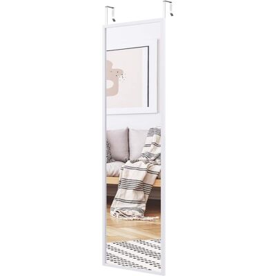 Costway - Espejo De Pared Espejo De Puerta Espejo Colgante Con Gancho Espejo Para Dormitorio Sala De Estar Y Entrada 107x36,5 Centímetros Costway - Espejo De Pared Espejo De Puerta Espejo Colgante Con Gancho Espejo Para Dormitorio Sala De Estar Y Entrada 107x36,5 Centímetros