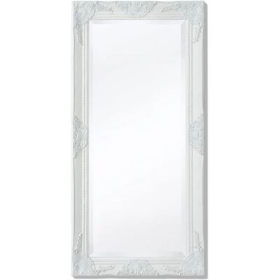 DECOSHOP26 - DEC022650 - Blanco - 100 x 50 cm - Espejo DECOSHOP26 - DEC022650 - Blanco - 100 x 50 cm - Espejo