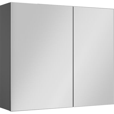 Armario Con Espejo Para Baño Lavia, Antracita, 70 X 60.2 Cm, Vicco Armario Con Espejo Para Baño Lavia, Antracita, 70 X 60.2 Cm, Vicco
