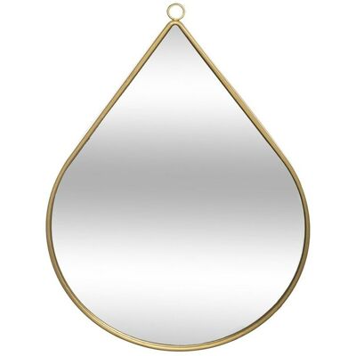 OEM Espejo Metálico En Forma De Lágrima De 28x39 Cm. OEM Espejo Metálico En Forma De Lágrima De 28x39 Cm.