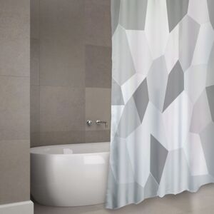 Cortina De Ducha Poliéster Origami 180x200cm Calidad Premium Gris - Anillas Incluidas Msv Cortina De Ducha Poliéster Origami 180x200cm Calidad Premium Gris - Anillas Incluidas Msv