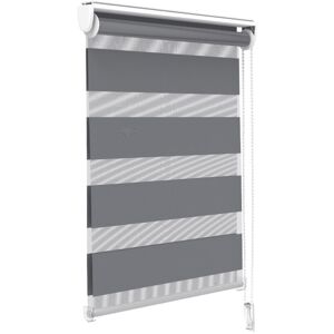Estores Enrollables De Doble Capa Noche Y Día, Persianas Enrollables Interior Para Ventana, Gris, 90 X 150 Cm - Vounot Estores Enrollables De Doble Capa Noche Y Día, Persianas Enrollables Interior Para Ventana, Gris, 90 X 150 Cm - Vounot