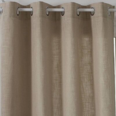 Atmosphera - Cortina 'clem' Con Ojales - Lino 140 X 260 Cm Créateur D'Intérieur Atmosphera - Cortina 'clem' Con Ojales - Lino 140 X 260 Cm Créateur D'Intérieur