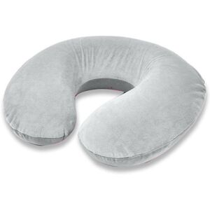 TRADE SHOP TRAESIO Trade Shop - Cojín De Viaje Cuello Collar De Cuello Cervical 31 Cm Viajes En Coche Aviones - Light Grey TRADE SHOP TRAESIO Trade Shop - Cojín De Viaje Cuello Collar De Cuello Cervical 31 Cm Viajes En Coche Aviones - Light Grey