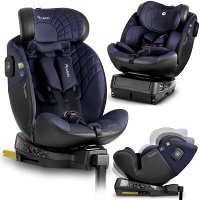 OEM Silla De Coche Nukido Aero Line Negra Y Azul Marino, 0-36 Kg, Isofix OEM Silla De Coche Nukido Aero Line Negra Y Azul Marino, 0-36 Kg, Isofix