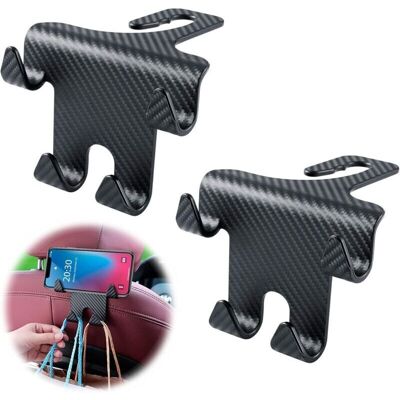 OEM Gancho Universal Para Reposacabezas De Coche Ahlsen - Gancho Para Soporte De Reposacabezas, Con Soporte Para Teléfono/bolso, Accesorios Universales Para Coche (negro) OEM Gancho Universal Para Reposacabezas De Coche Ahlsen - Gancho Para Soporte De Reposacabezas, Con Soporte Para Teléfono/bolso, Accesorios Universales Para Coche (negro)