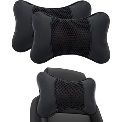 OEM Juego De 2 Cojines De Apoyo Para El Cuello Para Asientos De Coche, Almohada Cervical, Reposacabezas, Accesorios Para Coche (negro) OEM Juego De 2 Cojines De Apoyo Para El Cuello Para Asientos De Coche, Almohada Cervical, Reposacabezas, Accesorios Para Coche (negro)