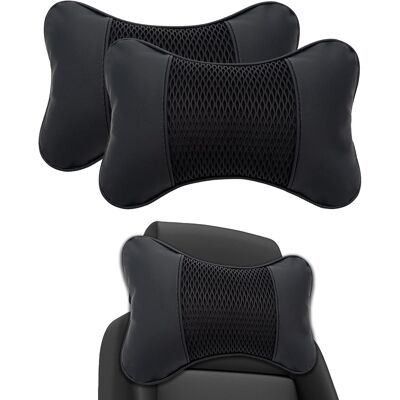 OEM Juego De 2 Cojines De Apoyo Para El Cuello Para Asientos De Coche, Almohada Cervical, Reposacabezas, Accesorios Para Coche (negro) OEM Juego De 2 Cojines De Apoyo Para El Cuello Para Asientos De Coche, Almohada Cervical, Reposacabezas, Accesorios Para Coche (negro)