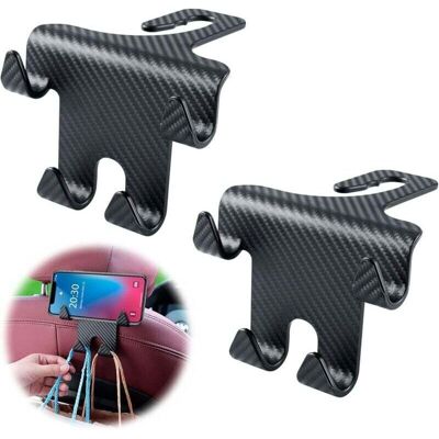 OEM Gancho Universal Para Reposacabezas De Coche - Gancho Para Soporte De Reposacabezas, Con Soporte Para Teléfono/bolso, Accesorios Universales Para Coche (negro) - Crezuo OEM Gancho Universal Para Reposacabezas De Coche - Gancho Para Soporte De Reposacabezas, Con Soporte Para Teléfono/bolso, Accesorios Universales Para Coche (negro) - Crezuo