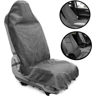 OEM Funda Universal Para Asiento Delantero De Coche, Color Gris, Impermeable, Antideslizante Y Absorbente Del Sudor, Lavable A Máquina, Hecha De Toalla Cómoda, Funda/protector Para Asiento De Coche Para F OEM Funda Universal Para Asiento Delantero De Coche, Color Gris, Impermeable, Antideslizante Y Absorbente Del Sudor, Lavable A Máquina, Hecha De Toalla Cómoda, Funda/protector Para Asiento De Coche Para F