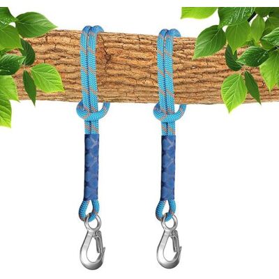 OEM 2 Piezas, 60 Cm, Correa Para Hamaca, Cuerda De Suspensión, Correa Para Columpio De Árbol, Hamacas Y Equipos De Juegos Infantiles, Azul OEM 2 Piezas, 60 Cm, Correa Para Hamaca, Cuerda De Suspensión, Correa Para Columpio De Árbol, Hamacas Y Equipos De Juegos Infantiles, Azul