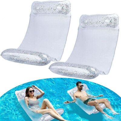 OEM Juego De 2 Hamacas Para Piscina, Colchones Inflables Para Piscina, Accesorios Para Hamaca Acuática 4 En 1, Hamaca Flotante Para Piscina, Colchón De Red Para Piscina Para Adultos OEM Juego De 2 Hamacas Para Piscina, Colchones Inflables Para Piscina, Accesorios Para Hamaca Acuática 4 En 1, Hamaca Flotante Para Piscina, Colchón De Red Para Piscina Para Adultos