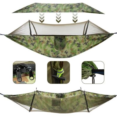 OEM Columpio Portátil Para Exteriores, Hamaca Antivuelco Y Antimosquitos Para Acampar Al Aire Libre, Color Camuflaje, 290140 Cm (sin Logotipo). OEM Columpio Portátil Para Exteriores, Hamaca Antivuelco Y Antimosquitos Para Acampar Al Aire Libre, Color Camuflaje, 290140 Cm (sin Logotipo).