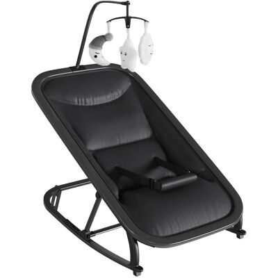 OEM Hamaca Para Bebé, Diseño Ergonómico, Funda De Cojín Extraíble, Color Negro. OEM Hamaca Para Bebé, Diseño Ergonómico, Funda De Cojín Extraíble, Color Negro.