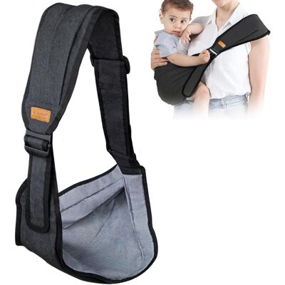 OEM Portabebés Envolvente Transpirable - Fular Ajustable Con Cierre Lateral Para Recién Nacidos Y Niños Pequeños De Hasta 20 Kg OEM Portabebés Envolvente Transpirable - Fular Ajustable Con Cierre Lateral Para Recién Nacidos Y Niños Pequeños De Hasta 20 Kg