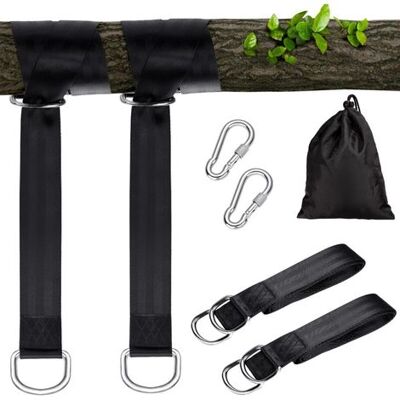 OEM Accesorio Para Columpio, 2 Correas De Suspensión Con Anillas En D Y Mosquetones Resistentes, Correas De Poliéster Perfectas Para Hamacas Y Neumáticos, Soporta Hasta 1000 Kg, Con Bolsa De Almacenamient OEM Accesorio Para Columpio, 2 Correas De Suspensión Con Anillas En D Y Mosquetones Resistentes, Correas De Poliéster Perfectas Para Hamacas Y Neumáticos, Soporta Hasta 1000 Kg, Con Bolsa De Almacenamient