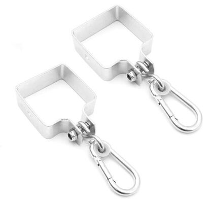 OEM Juego De 2 Ganchos Cuadrados De 90 Mm Para Columpios De Tool Jungle: Gancho Y Viga Robustos Para La Estabilidad De Columpios, Equipos De Entrenamiento Y Hamacas. OEM Juego De 2 Ganchos Cuadrados De 90 Mm Para Columpios De Tool Jungle: Gancho Y Viga Robustos Para La Estabilidad De Columpios, Equipos De Entrenamiento Y Hamacas.