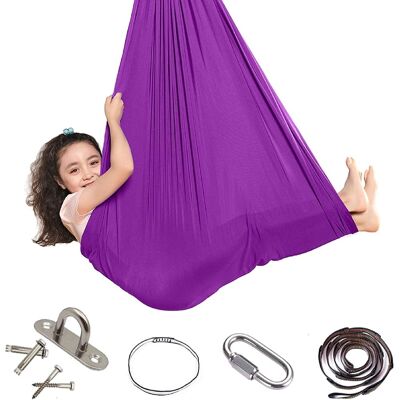 OEM Hamaca Infantil Azul Claro, 150 × 280 Cm, Sensorial, Autismo, Terapia Para El Síndrome De Asperger OEM Hamaca Infantil Azul Claro, 150 × 280 Cm, Sensorial, Autismo, Terapia Para El Síndrome De Asperger