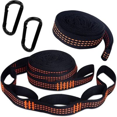 OEM Correas Para Hamacas - Correas Para Columpios De Árbol - Longitud Ajustable - Hasta 300 Kg - 3 M X 2,5 Cm - Para Sujetar Hamacas OEM Correas Para Hamacas - Correas Para Columpios De Árbol - Longitud Ajustable - Hasta 300 Kg - 3 M X 2,5 Cm - Para Sujetar Hamacas