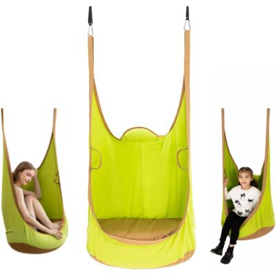 OEM Columpio Infantil Tipo Cápsula, Columpio Colgante Tipo Cápsula Con Cojín Inflable, Columpio Hamaca Colgante Para Niños Para Interiores Y Exteriores, Columpio Sensorial Para Niños (dos Correas, Verde) OEM Columpio Infantil Tipo Cápsula, Columpio Colgante Tipo Cápsula Con Cojín Inflable, Columpio Hamaca Colgante Para Niños Para Interiores Y Exteriores, Columpio Sensorial Para Niños (dos Correas, Verde)