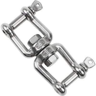 OEM Gancho Giratorio De Doble Extremo M8 De Acero Inoxidable, Resistente Y Con Rotación De 360°, Con Bucles Extraíbles, Para Sacos De Arena, Cuerdas, Hamacas, Sillas, Trapecios Y Columpios De Yoga. OEM Gancho Giratorio De Doble Extremo M8 De Acero Inoxidable, Resistente Y Con Rotación De 360°, Con Bucles Extraíbles, Para Sacos De Arena, Cuerdas, Hamacas, Sillas, Trapecios Y Columpios De Yoga.